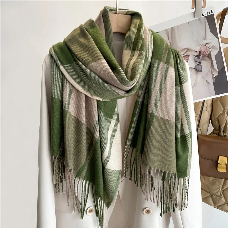 Novezzi™ | Plaid Cashmere Scarf