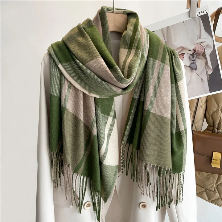 Novezzi™ | Plaid Cashmere Scarf