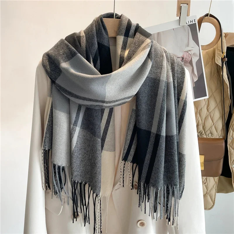 Novezzi™ | Plaid Cashmere Scarf