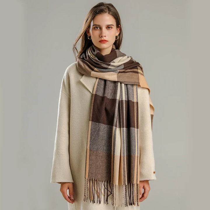 Novezzi™ | Plaid Cashmere Scarf